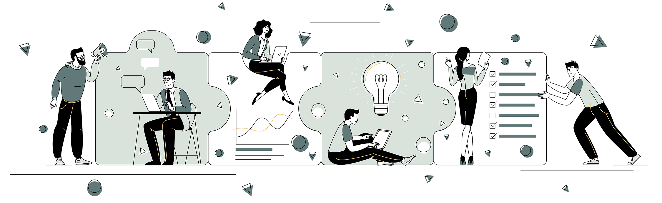 Adashmore Marketing Puzzle Diagram