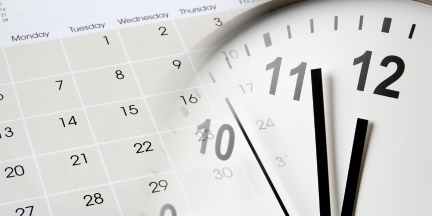 Calendar and Clock visual